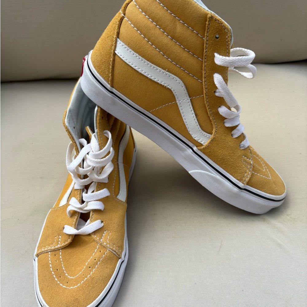 Vans Sk8-HI Mustard High-Top Sneakers
